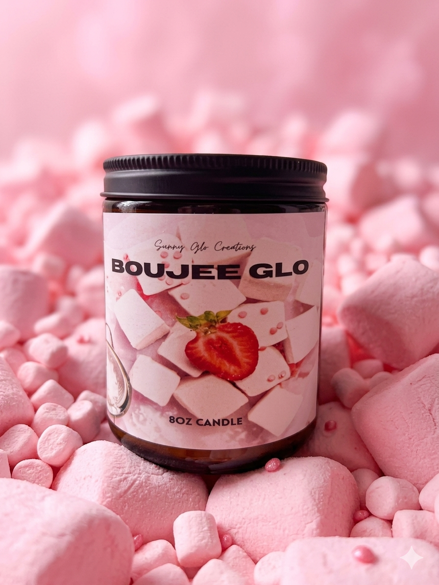 Boujee Glo 8oz Scented Candle