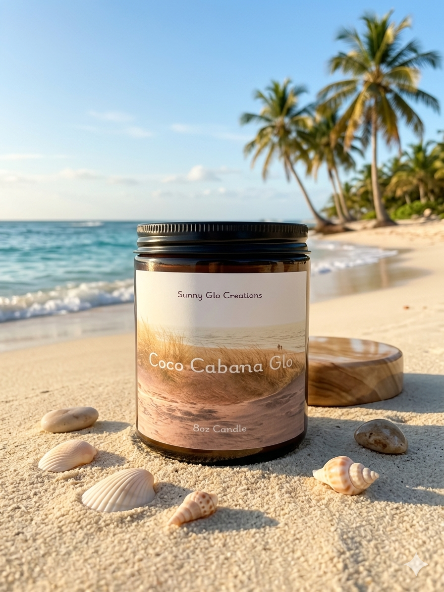 Coco Cabana Glo 8oz Candle