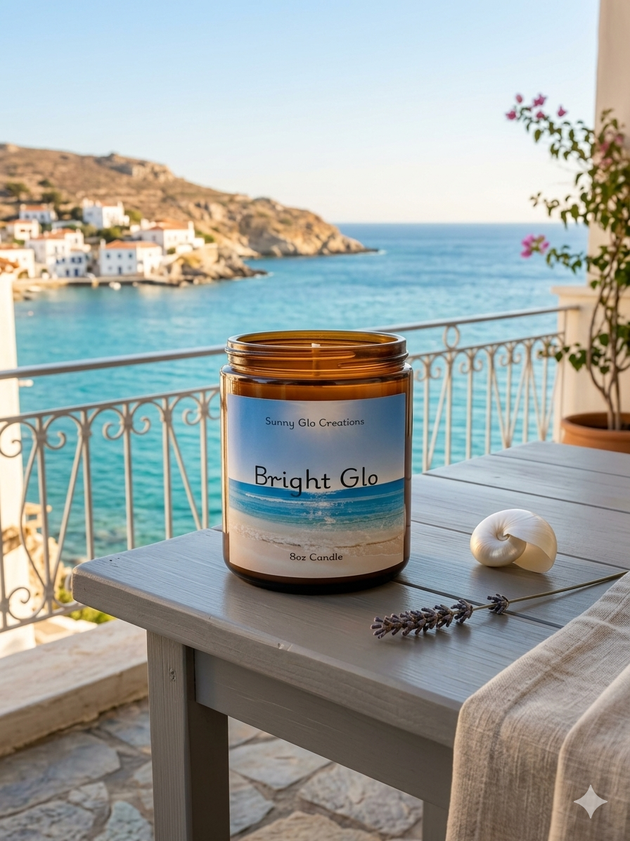 Bright Glo 8oz Candle