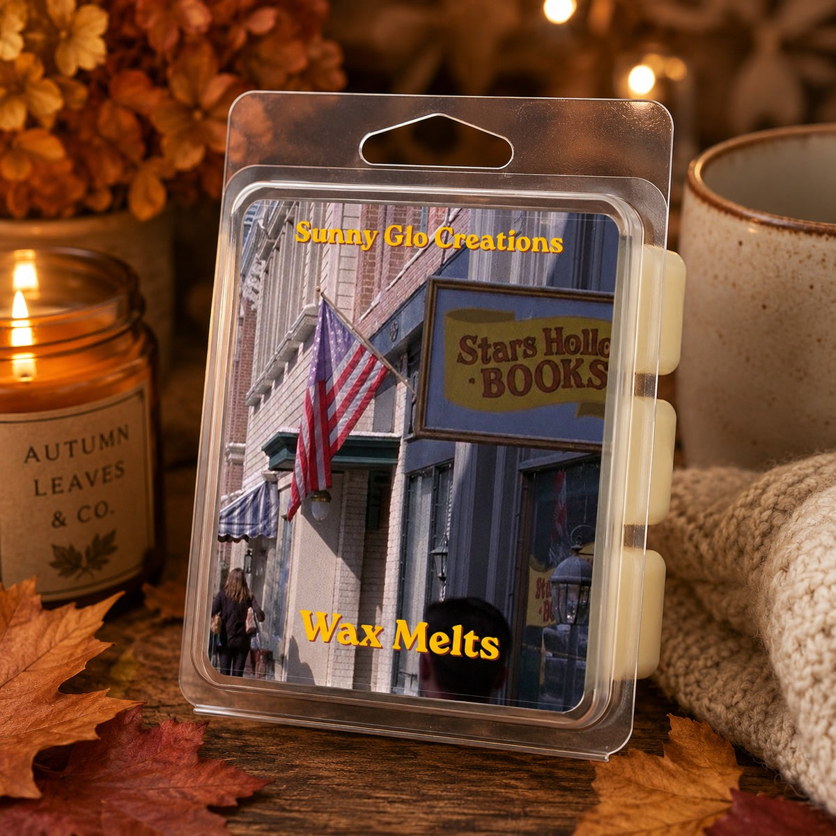 Stars Hollow Books Glo Wax Melts