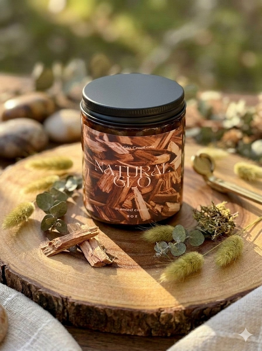 Natural Glo 8oz Candle