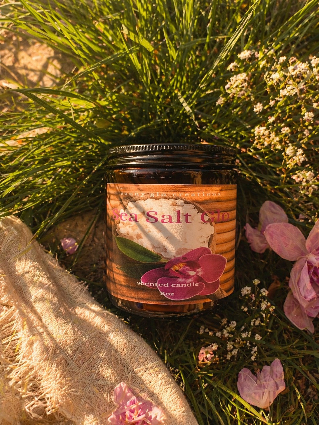 Sea Salt Glo 8oz Candle