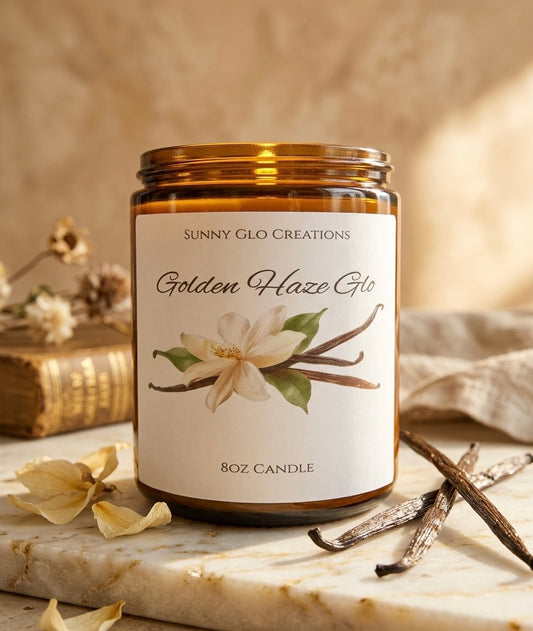 Golden Haze Glo 8oz Candle