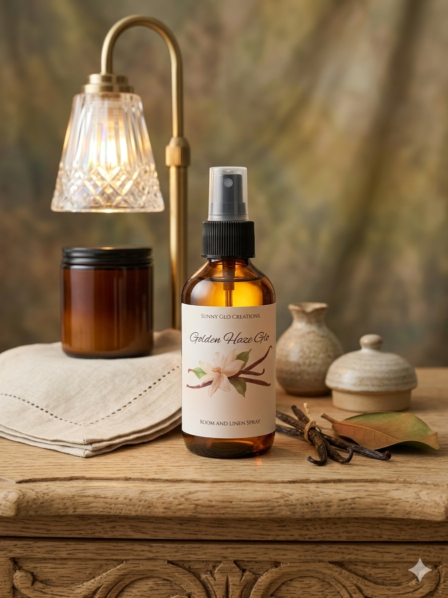 Golden Haze Glo Room and Linen Spray