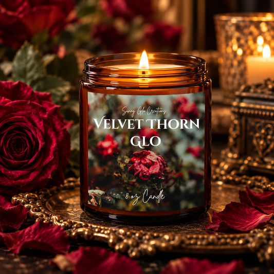 Velvet Thorn Glo 8oz Candle