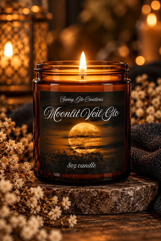 Moonlit Veil Glo 8oz Candle