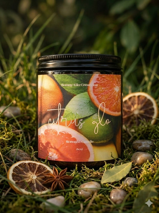 Citrus Glo 8oz Candle