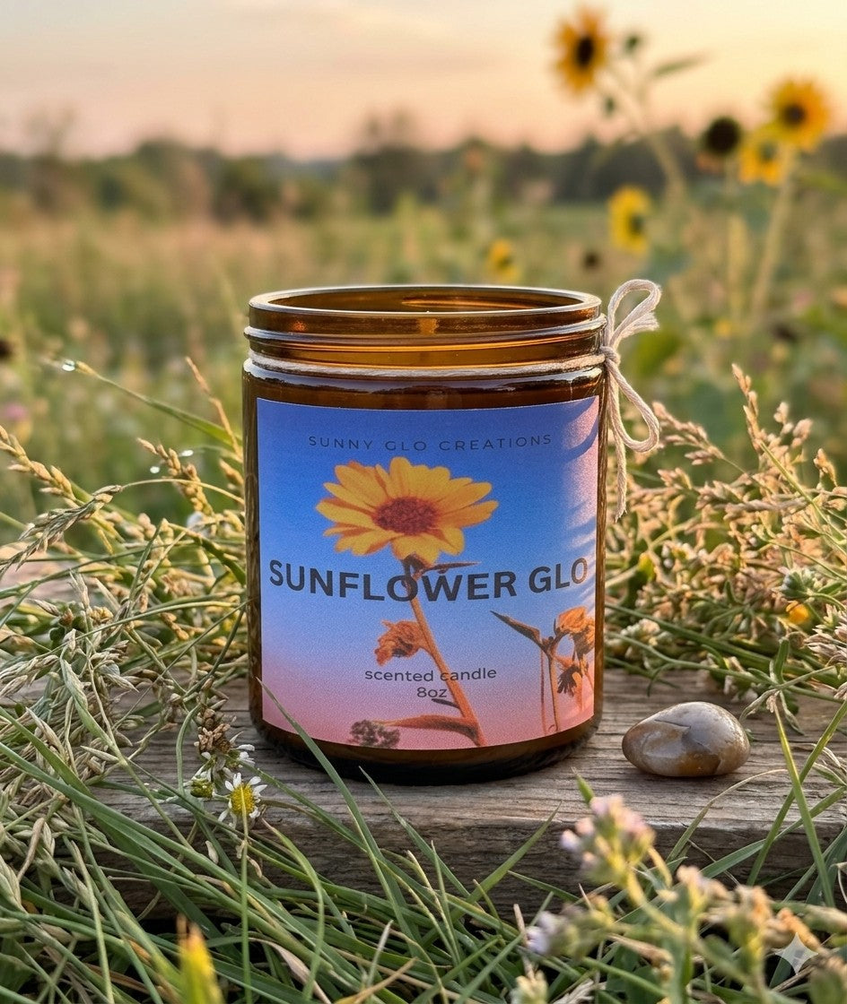 Sunflower Glo 8oz Candle