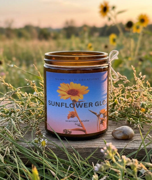 Sunflower Glo 8oz Candle