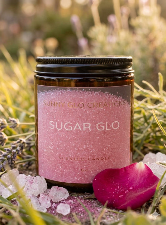 Sugar Glo 8oz Candle